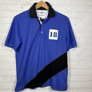 Brooks Brothers Shirt Mens Small Rugby Polo 1818 Pro Sport Deepwater Navigation